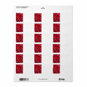 Etiket zoete kersen (Full Sheet)