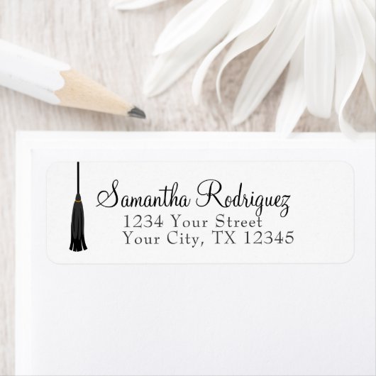 Etiket zwart Afstuderen (Insitu)