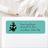 Etiket - zwart anker (Insitu)