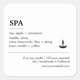 Etiket zwarte en witte bestanddelen