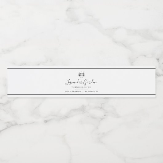 Etiket zwarte rand Logo toevoegen (Enkel label)