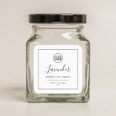 Etiket zwarte rand Logo toevoegen