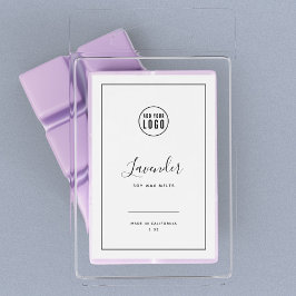 Etiket zwarte rand Logo toevoegen