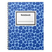 Etiketteerd - Shades of Blue Notitieboek (Voorkant)