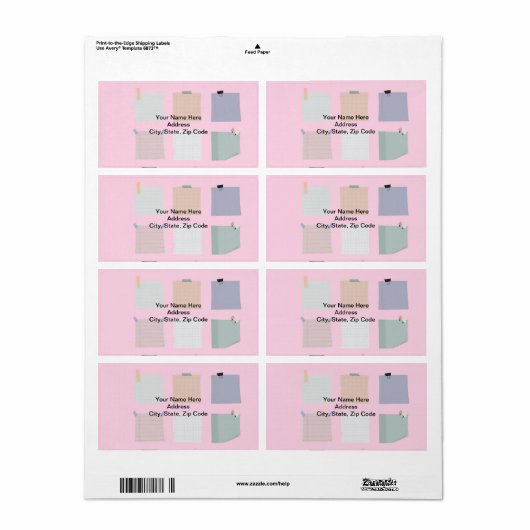 Etiketten (Full Sheet)