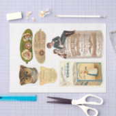 etiketten 19 10x15  ontkoppeling van voedsel tissuepapier (Craft)