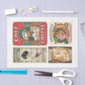 etiketten 20 10x15  ontkoppeling van voedsel tissuepapier (Craft)