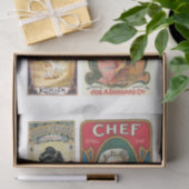 etiketten 20 10x15  ontkoppeling van voedsel tissuepapier (Geschenk)