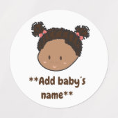 Etiketten baby/onderliggende naam labels (Design 2)