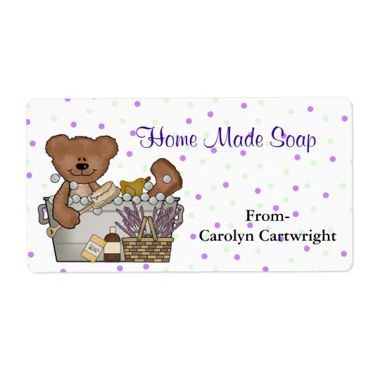 Etiketten badproducten (Voorkant)