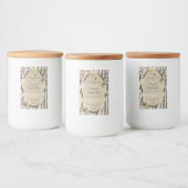 Etiketten beige boomschors Gold Lijst Voeg Logo to (Flessen)