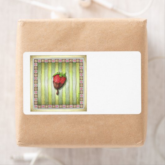 ETIKETTEN - CHOCOLADE AARDBEIEN (Insitu)