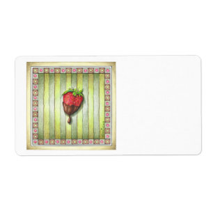ETIKETTEN - CHOCOLADE AARDBEIEN