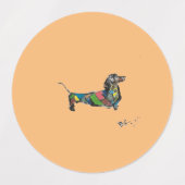 Etiketten Dachshund Labels (Design 2)