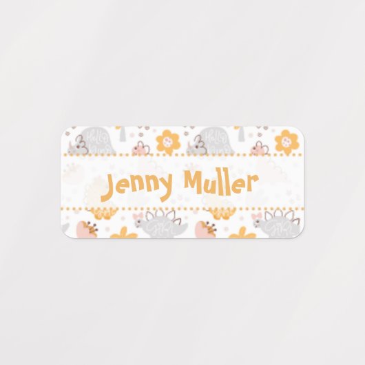 Etiketten Etiketten Kinderkleding Thema Labels (Design 2)