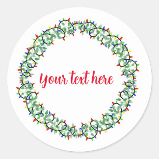 Etiketten kerst stickers