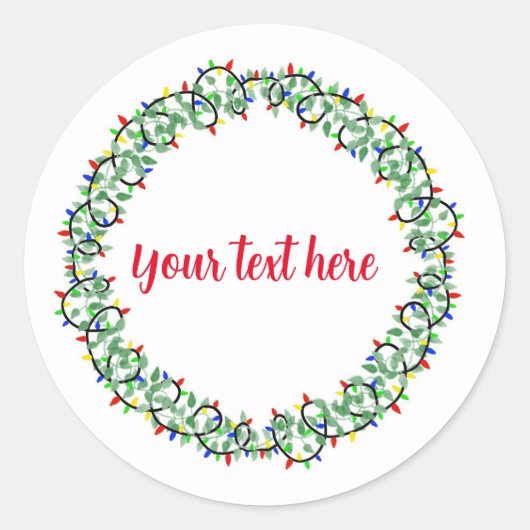 Etiketten kerst stickers (Voorkant)