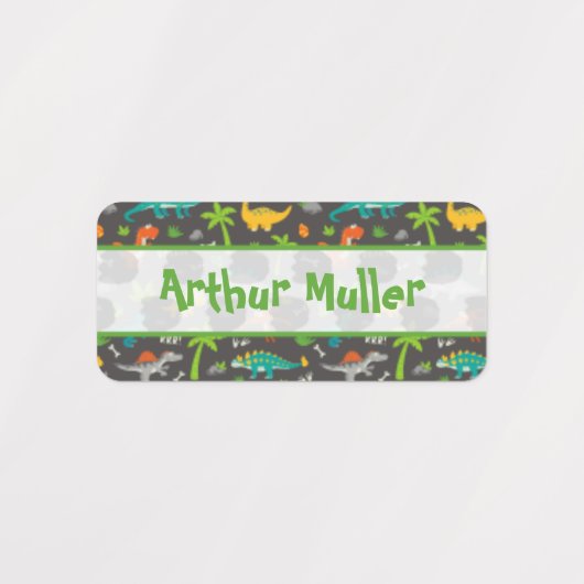 Etiketten Kinderkleding Dinosaurus Labels (Design 1)