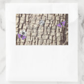 Etiketten Logo van natuurlijke boomschors (Tas)