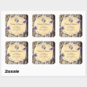 Etiketten Logo van natuurlijke boomschors (Vel)