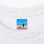 Etiketten met aangepaste fototekst - Uw fotoontwer Labels (Aangebracht)