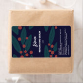 Etiketten met flaconhoudende organische serumdrupp (Insitu)