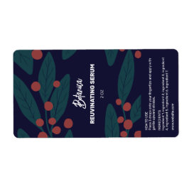 Etiketten met flaconhoudende organische serumdrupp