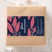 Etiketten met flaconleder uit het serumdropper (Insitu)