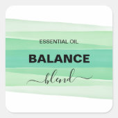 Etiketten met gestripte inktgroene rolflessen (Voorkant)