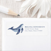 etiketten met het retour-adres van walvissen (Insitu)