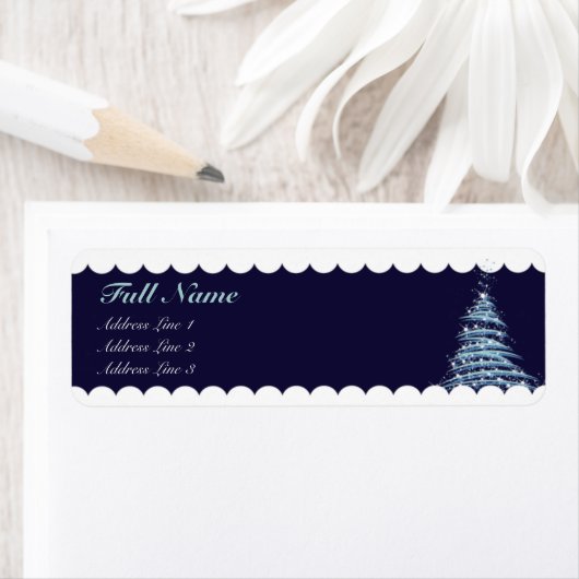 Etiketten met kerstbomen (Insitu)