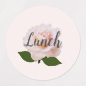 Etiketten met Rozen die geschikt zijn voor de voed Labels (Design 1)