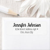 etiketten met streepjesomschrijvingsadressen voor (Insitu)