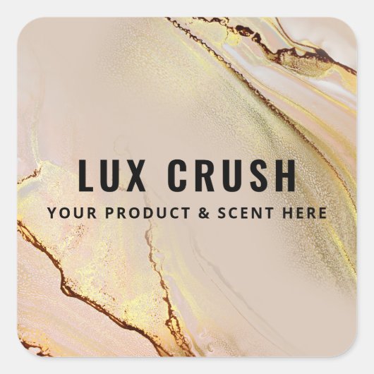 Etiketten met zwarte en goudalcoholinkt (Voorkant)