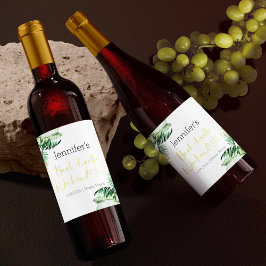 Etiketten mousserende wijn | tropische vrijgezelle