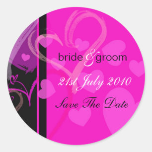 Etiketten - Mystic Heart - Black/Pink