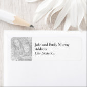 Etiketten op aangepast fotoretouradres (Insitu)