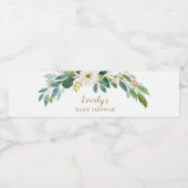 Etiketten op baby shower waterflesjes | Griekenlan (Enkel label)