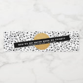 Etiketten op een flesje van één dag (Enkel label)