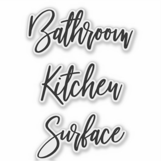 Etiketten op flesjes met sproeier reinigen sticker (Voorkant)