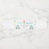 Etiketten op flessenetiketten van de partij Sweet- (Enkel label)