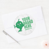 Etiketten op gepersonaliseerde ronde flessen (Envelop)