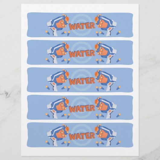 Etiketten op Pistool voor schuimkunststofpartijen Flyer (Voorkant)