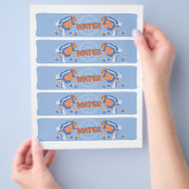 Etiketten op Pistool voor schuimkunststofpartijen Flyer (Hand)