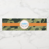 Etiketten op waterflesjes voor herten (Enkel label)