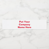 Etiketten op waterflessen (Enkel label)