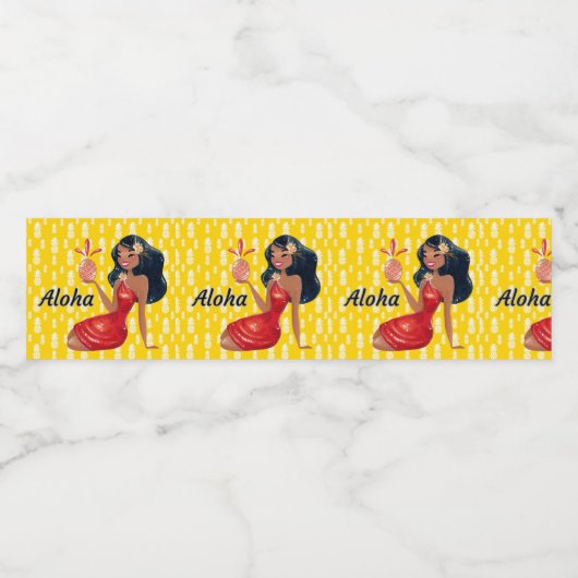 Etiketten op waterflessen (Enkel label)