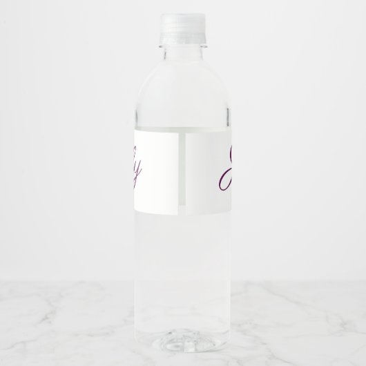  etiketten op waterflessen (Achterkant)