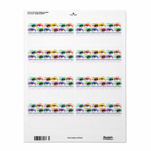 ETIKETTEN - Pop Art EYS (Full Sheet)