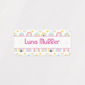 Etiketten Regenboogkleding Labels (Design 1)